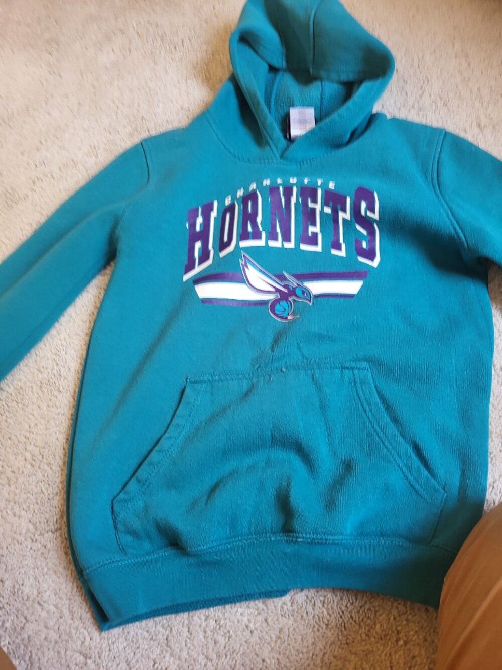 Youth Boys, NBA Sweat Top (Charlotte Hornets) – Medium 11/12